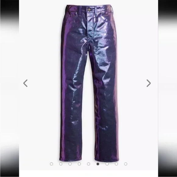 Levi’s iridescent purple pants - Picture 5 of 10